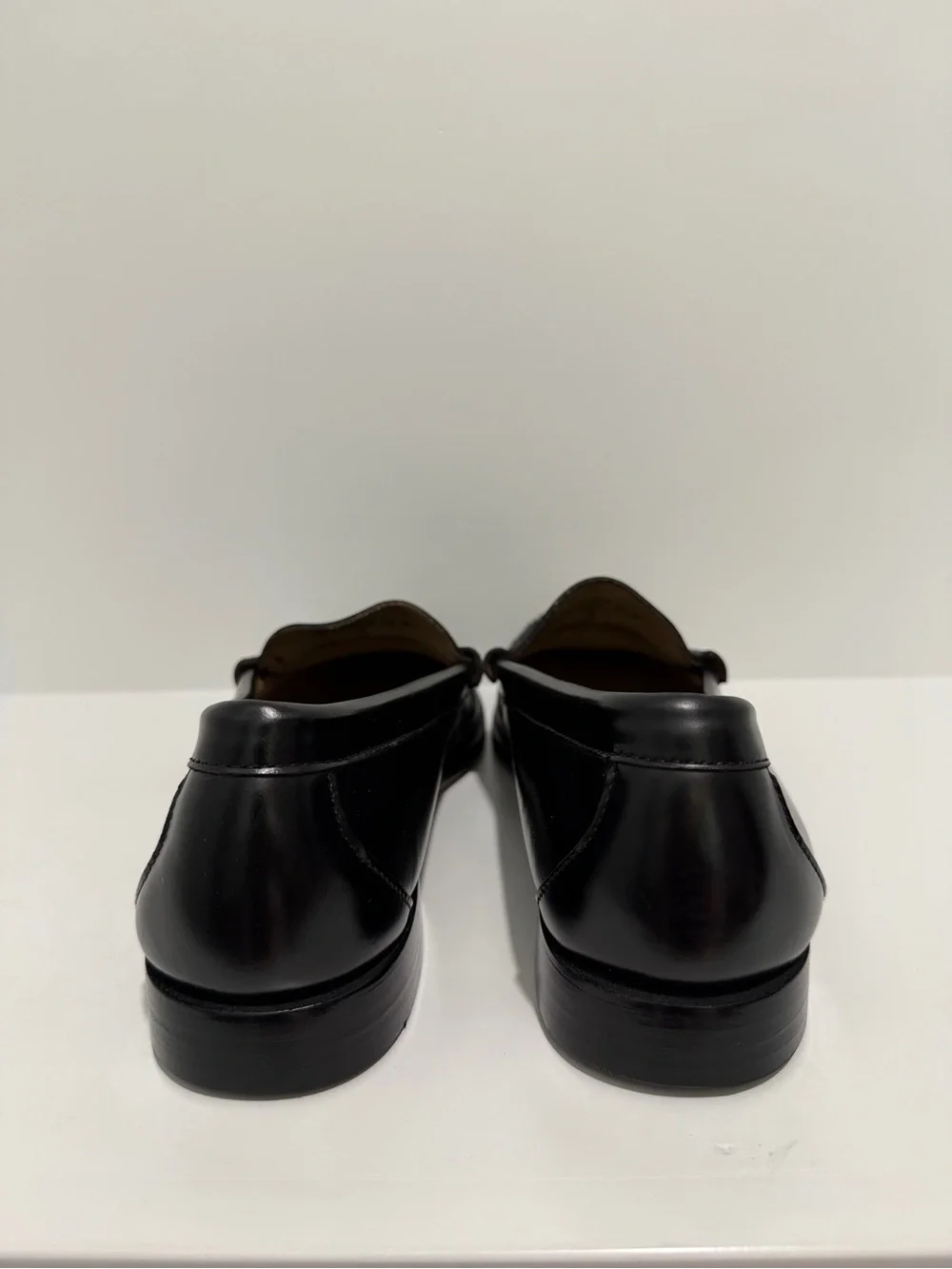 NEW Madewell G.H.BASS Weejuns® Penny Loafers in black leather size 12 NF669 $175